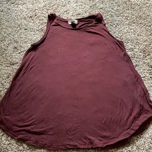 Old Navy Maroon Basic Tank Top